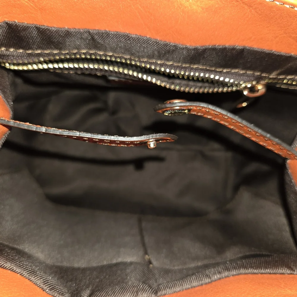 Italian Leather Handbag / Crossbody Bag Handmade By Divina Firenze - Picture 9 of 15